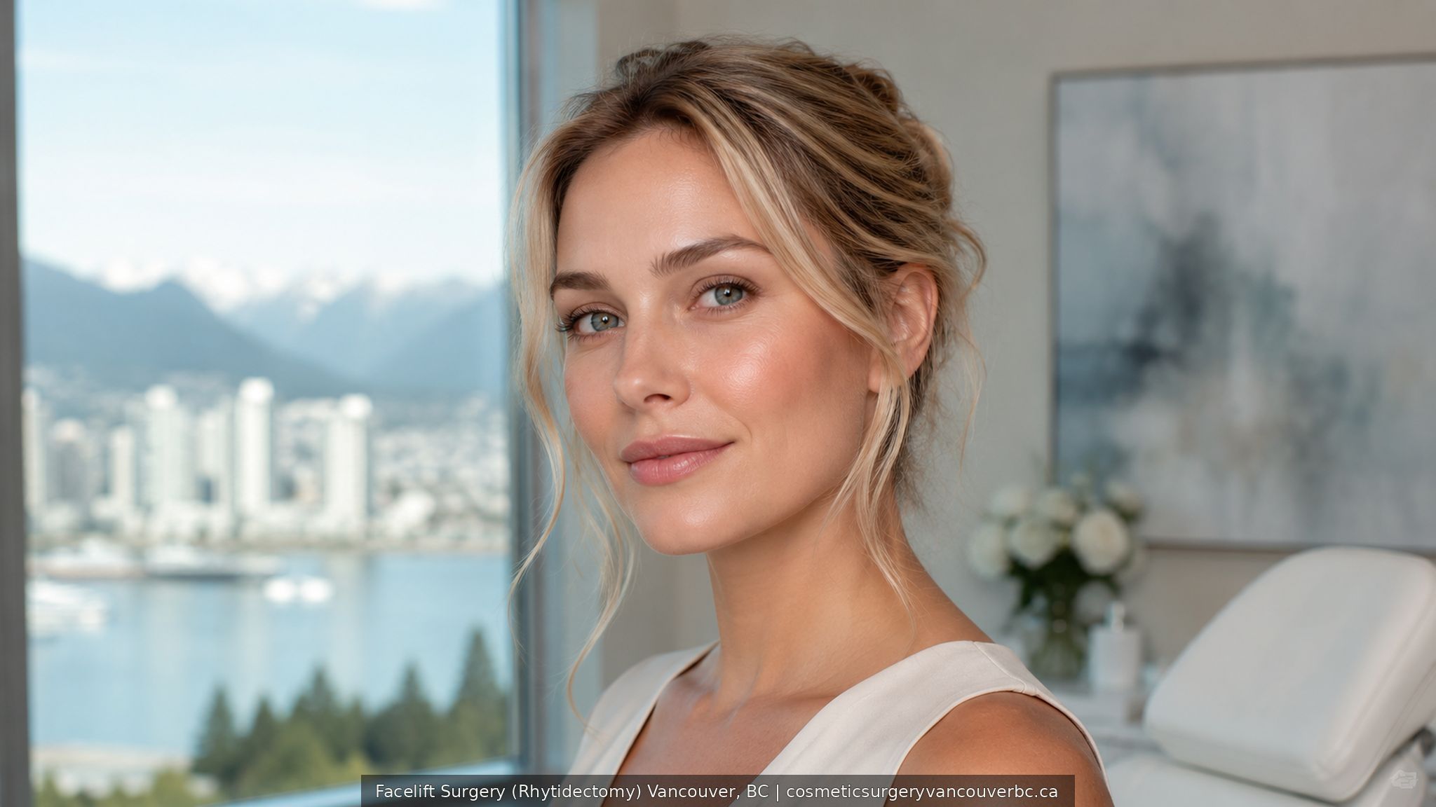 Expert facelift surgery (Rhytidectomy) in Vancouver, BC. We specialize in deep plane facelifts, SMAS facelifts, mini facelifts, liquid facelifts, thread lifts, and lower face rejuvenation utilizing advanced surgical techniques by board-certified surgeons. Serving patients in Vancouver, Burnaby, Coquitlam, Port Coquitlam, New Westminster, Richmond, Surrey, Delta, Langley, Abbotsford, Kelowna, Kamloops, Chilliwack, Maple Ridge, Prince George, Victoria, Nanaimo, North Vancouver, West Vancouver across the Lower Mainland and British Columbia seeking elite aesthetic facial transformation.